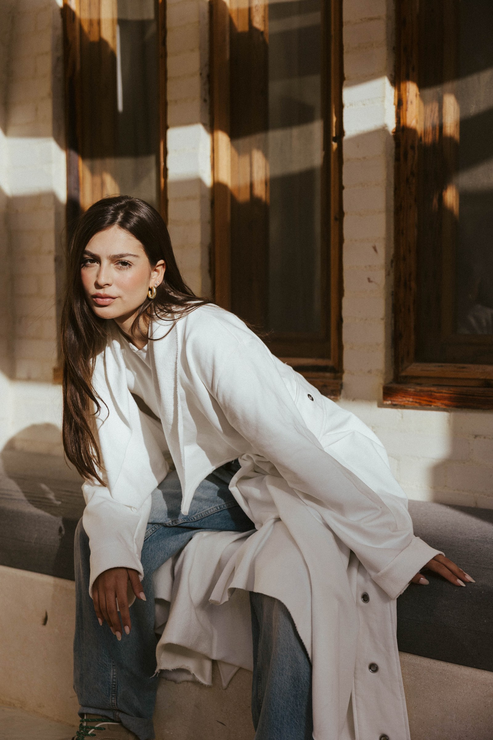 Qessa Kimono In Off-white