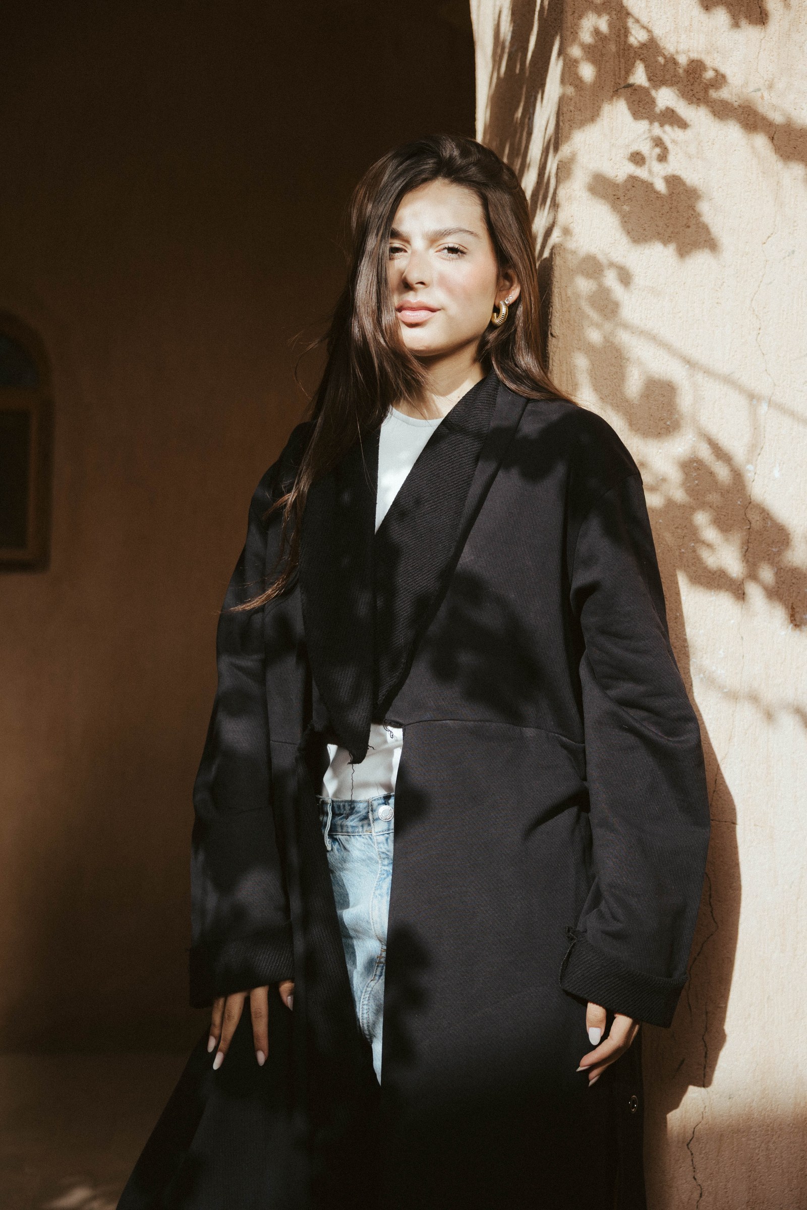 Qessa Kimono In Black