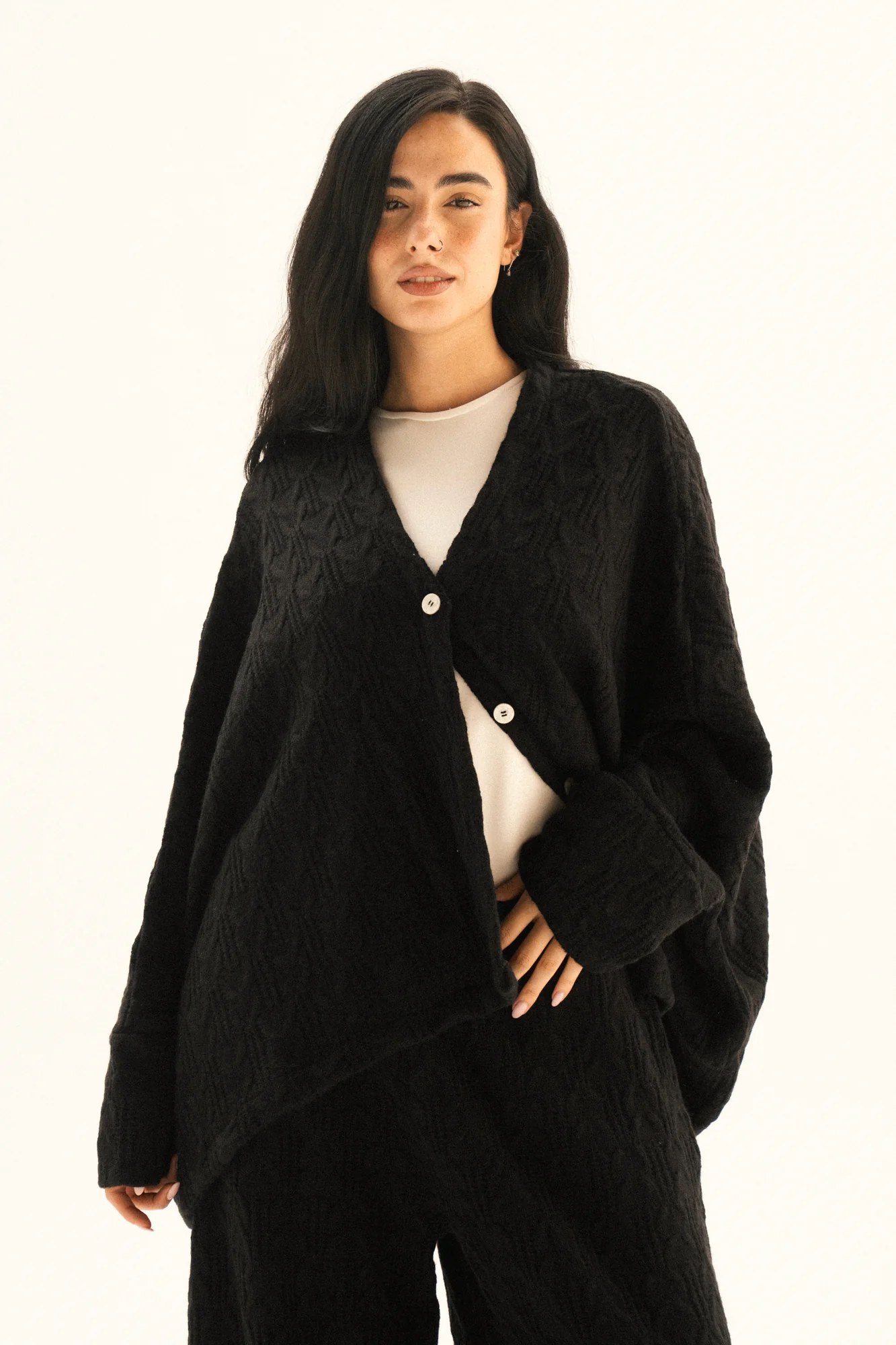 Cape Set In Black