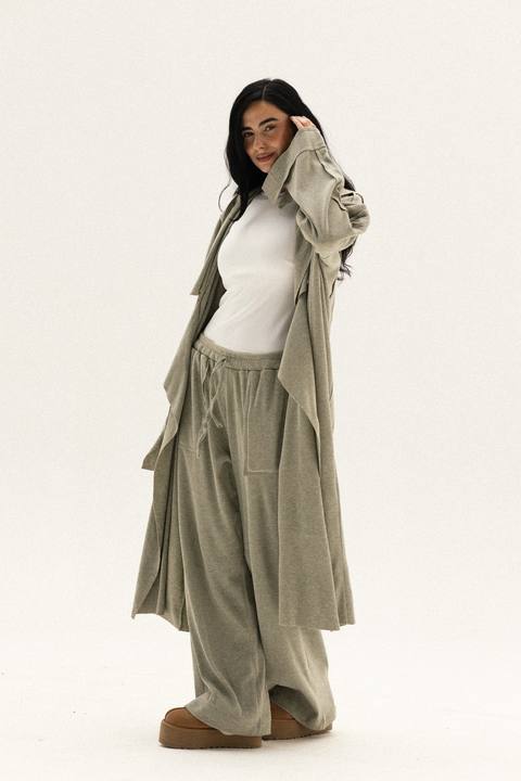 Lined Wool Set In Mint