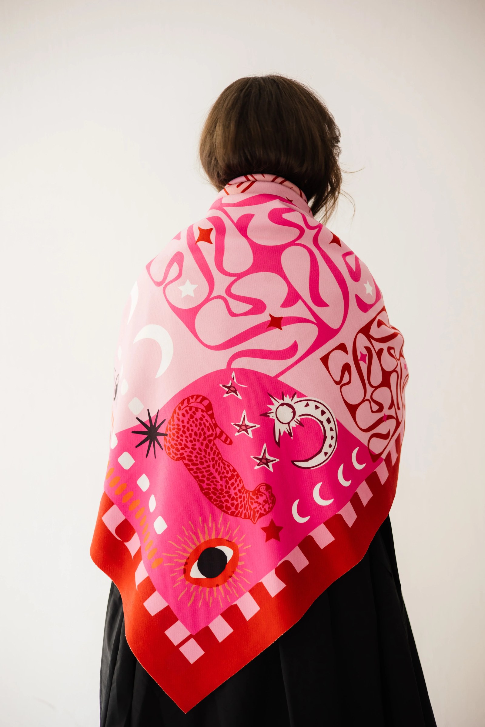 Palm blossom Scarf