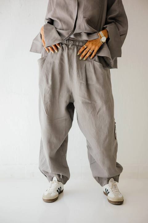 Balloon Pant In Grey