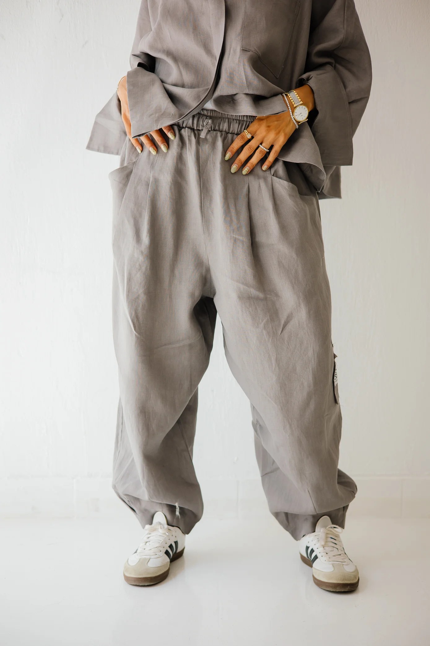 Balloon Pant In Grey