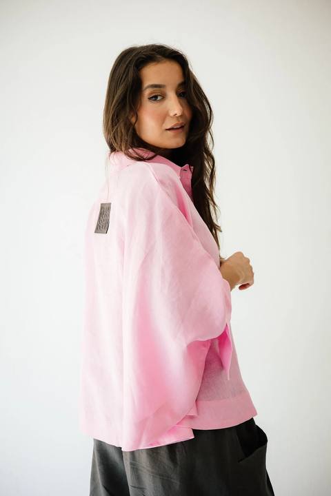 Butterfly Shirt In Pink