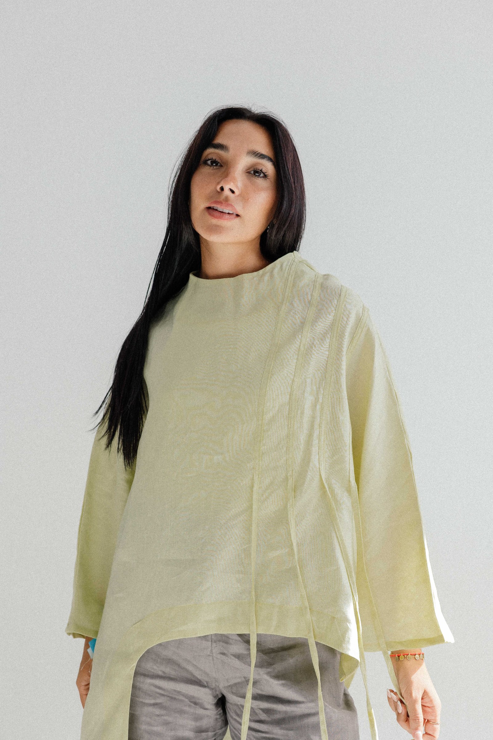 Side To Side Top In Butter Yellow
