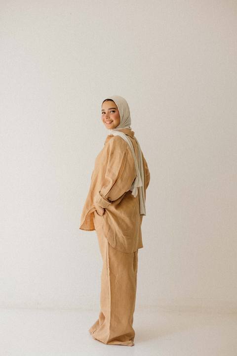 Basic Pant In Light Camel