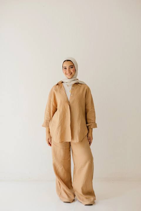 Basic Pant In Light Camel