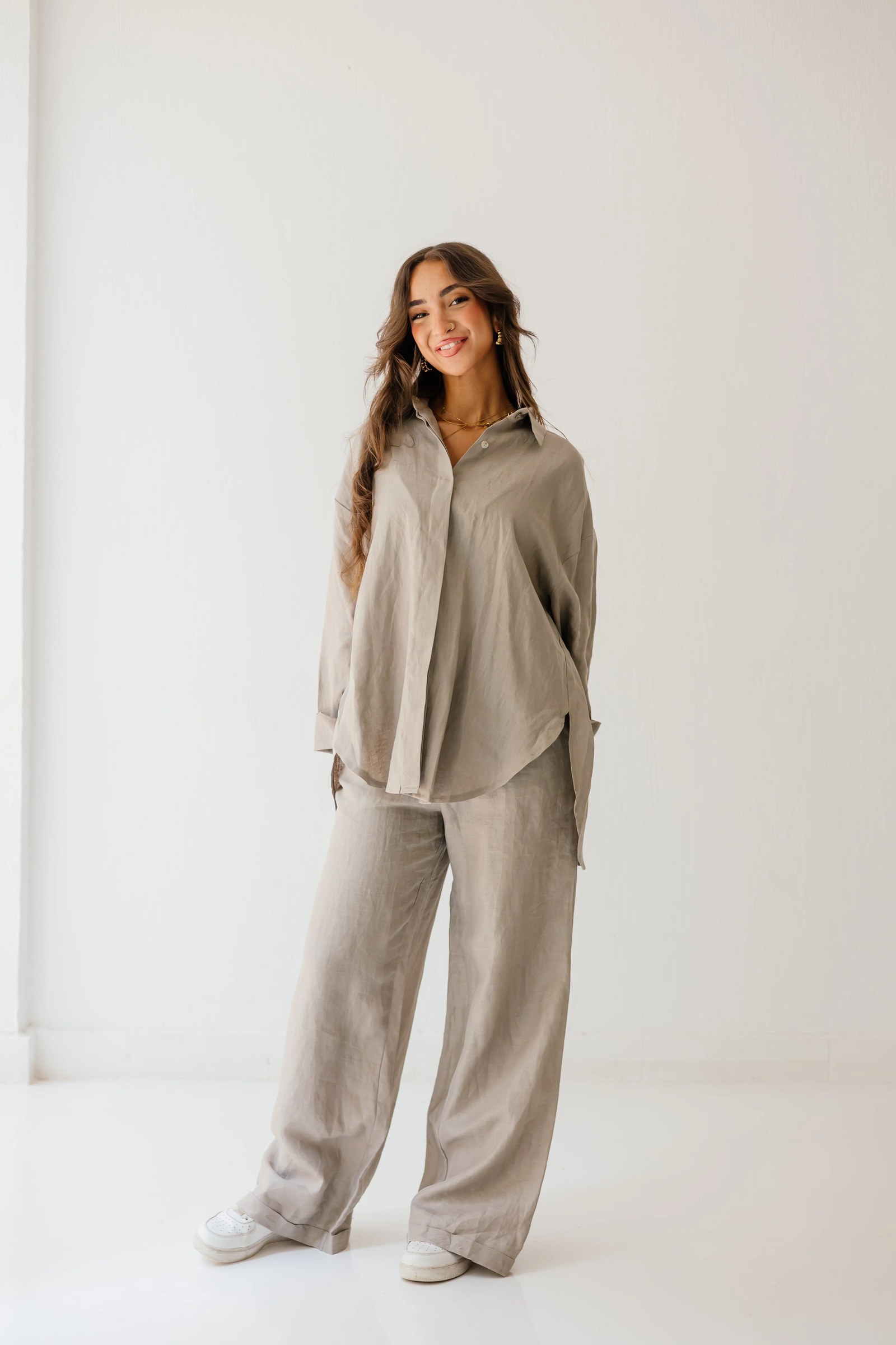 Basic Pant In Griesh