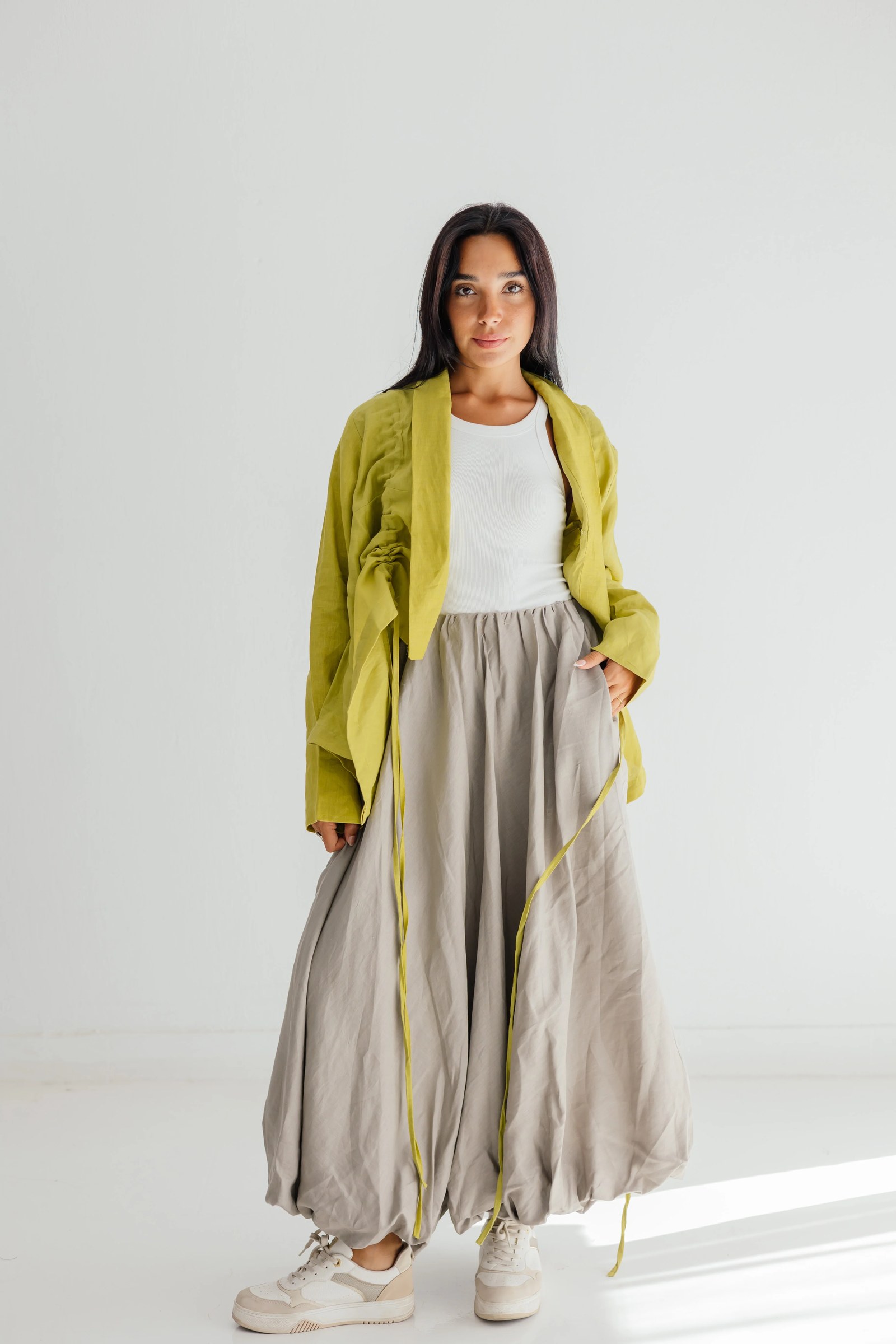Balloon Skirt In Griesh