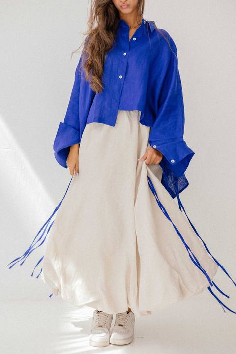 Balloon Skirt In Creamy