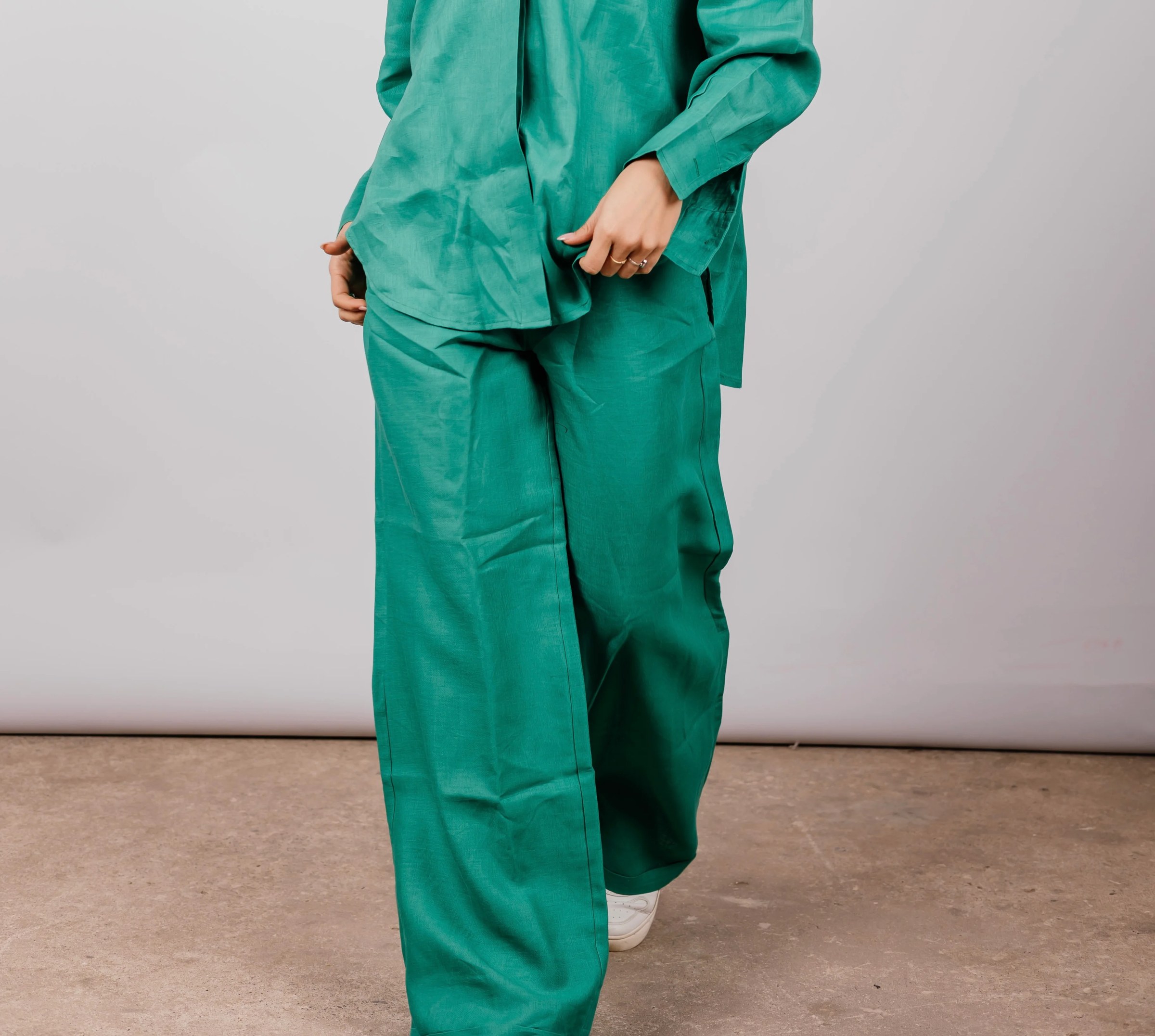 Basic Pant In Green