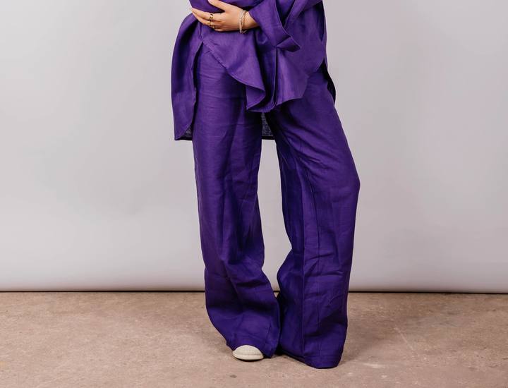 Basic Pant In Purple