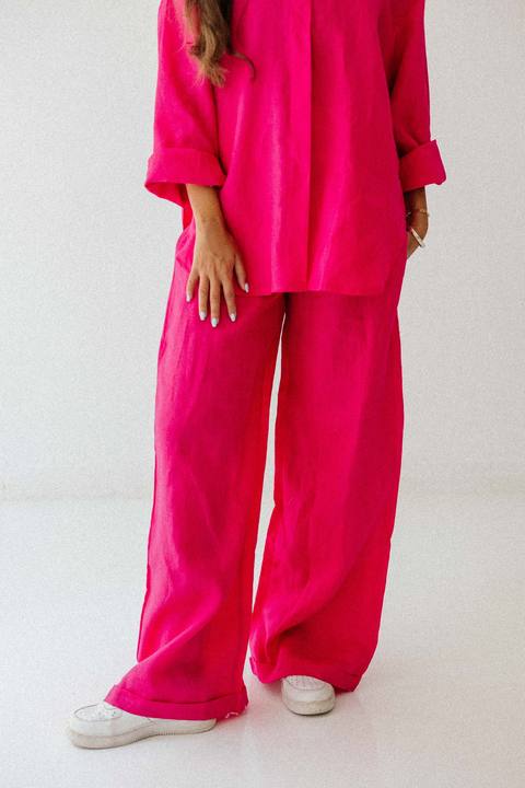 Basic Pant In Fuchsia