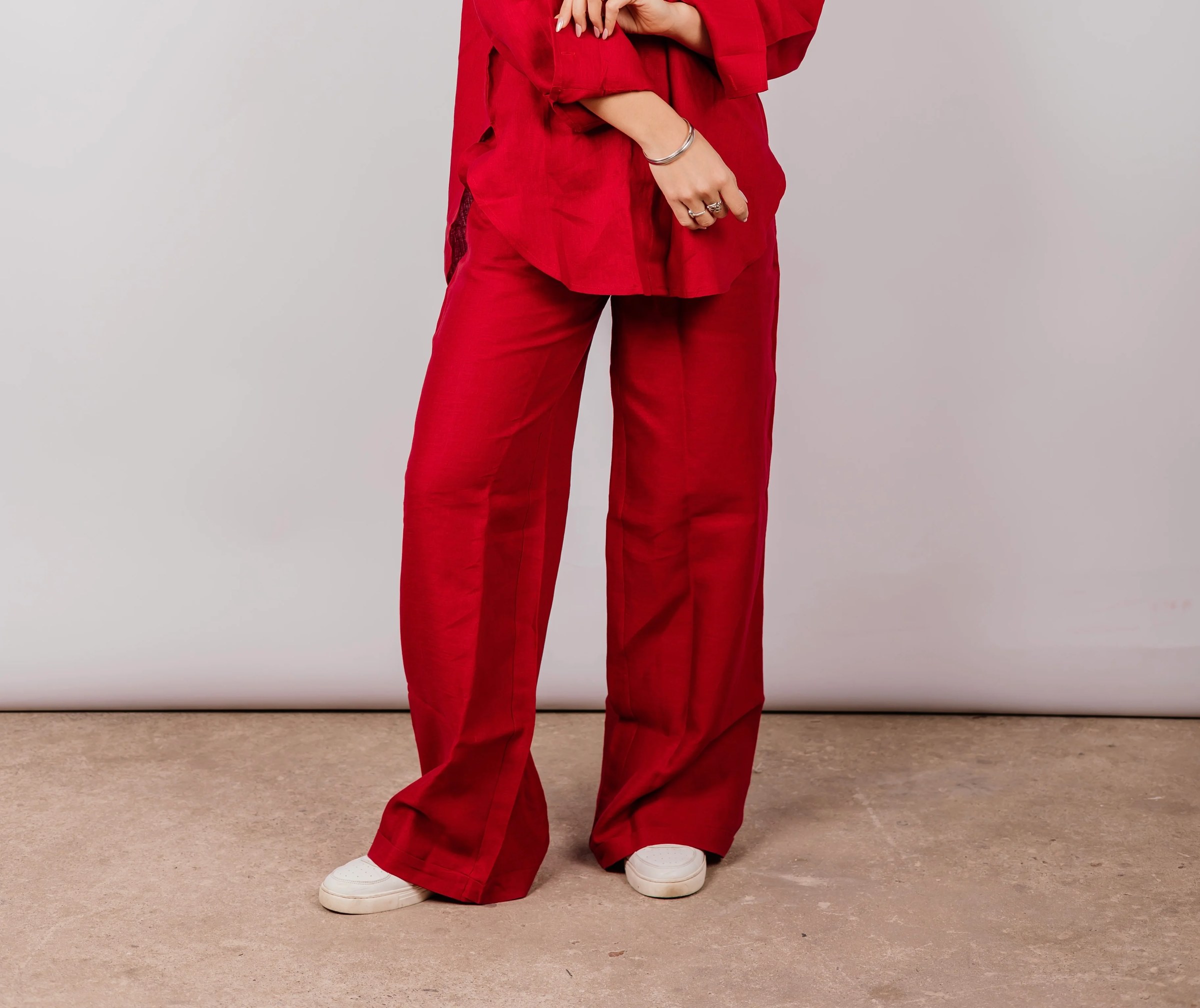 Basic Pant In Red