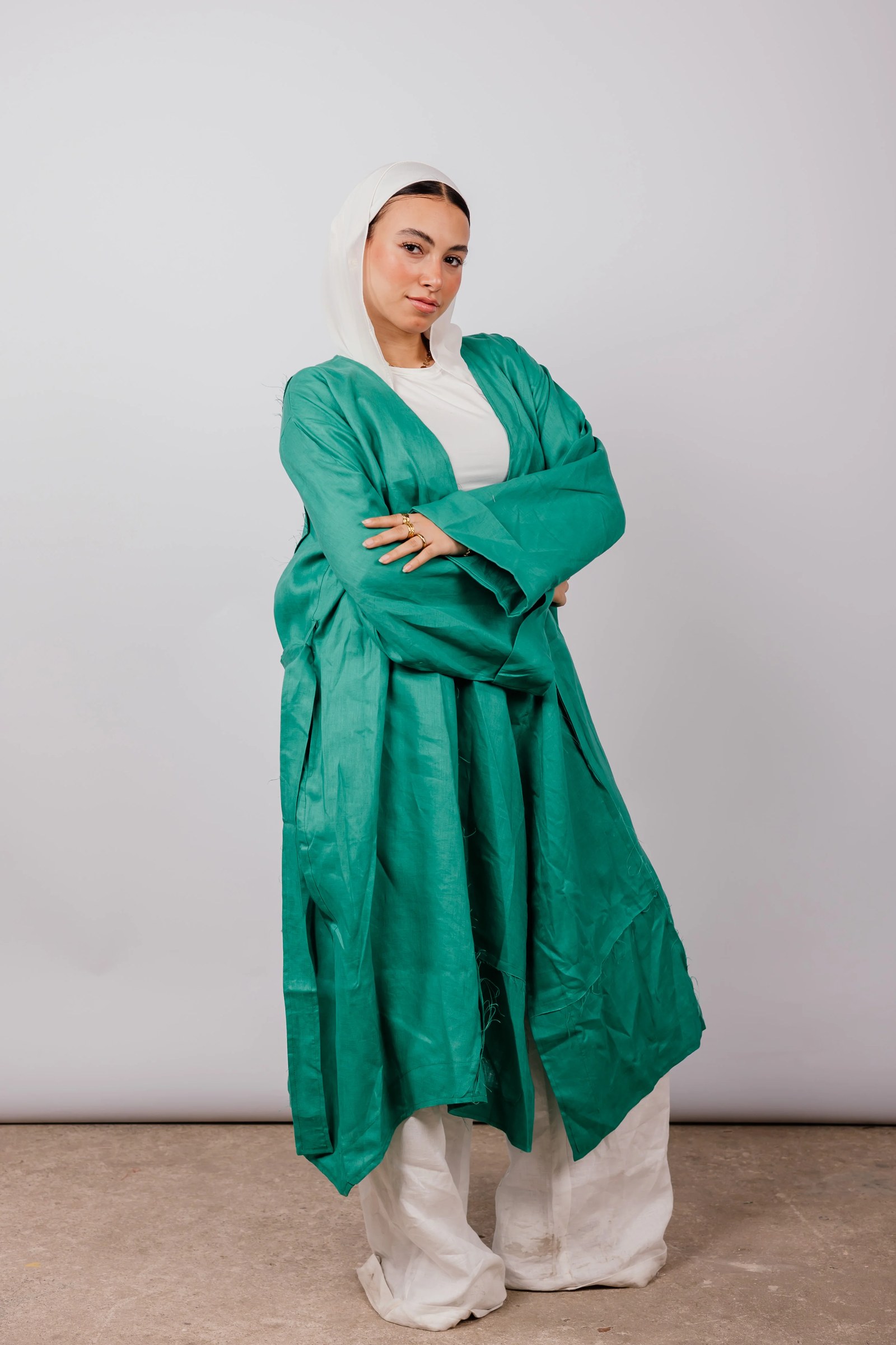 Basic Kimono In Green