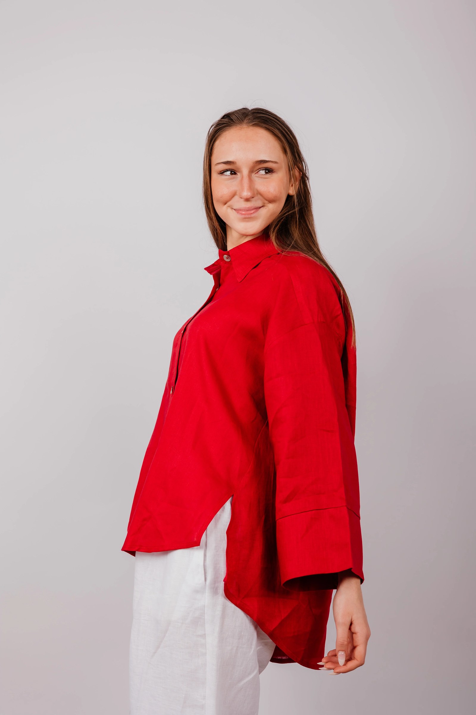 Basic Shirt In Red