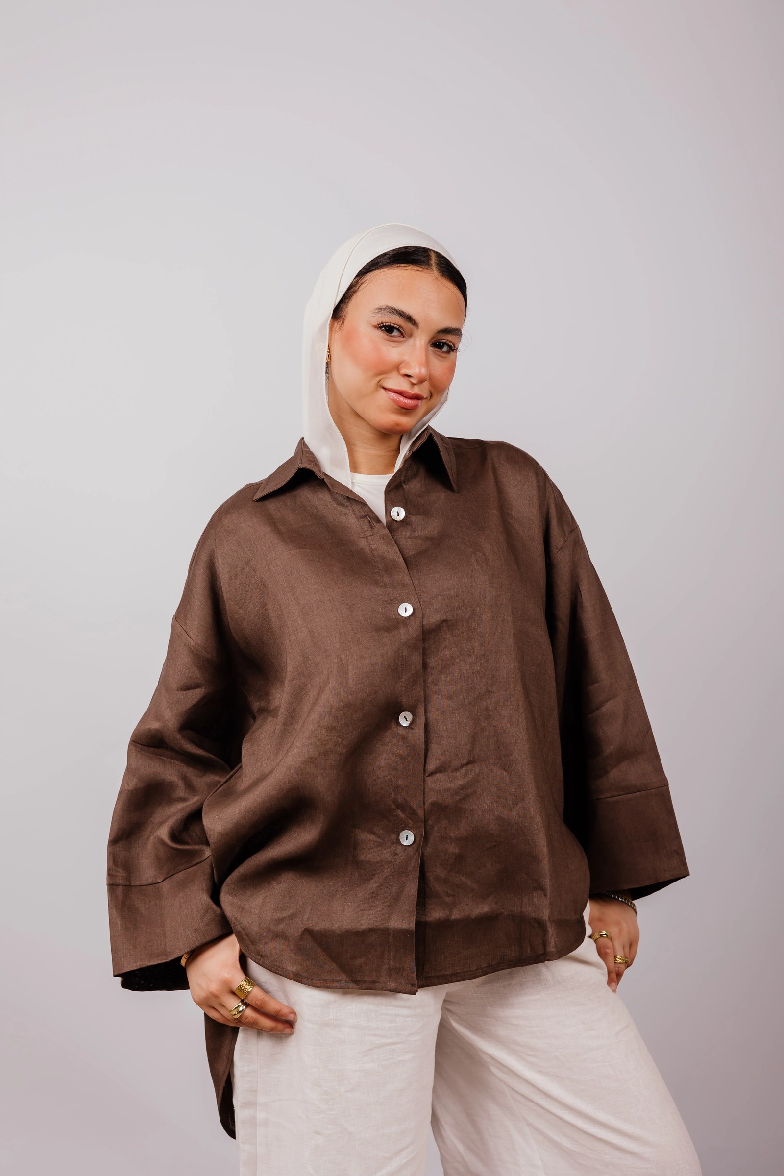 Basic Shirt In Brown