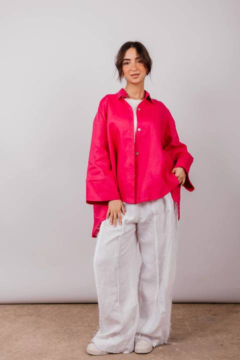 Basic Shirt In Fuchsia