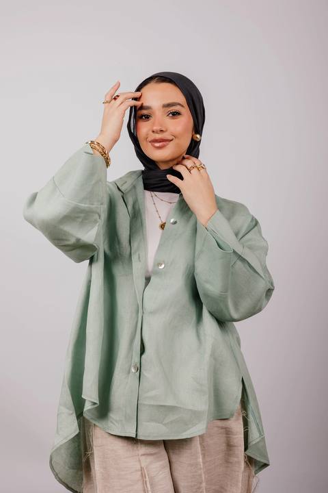 Basic Shirt In Mint