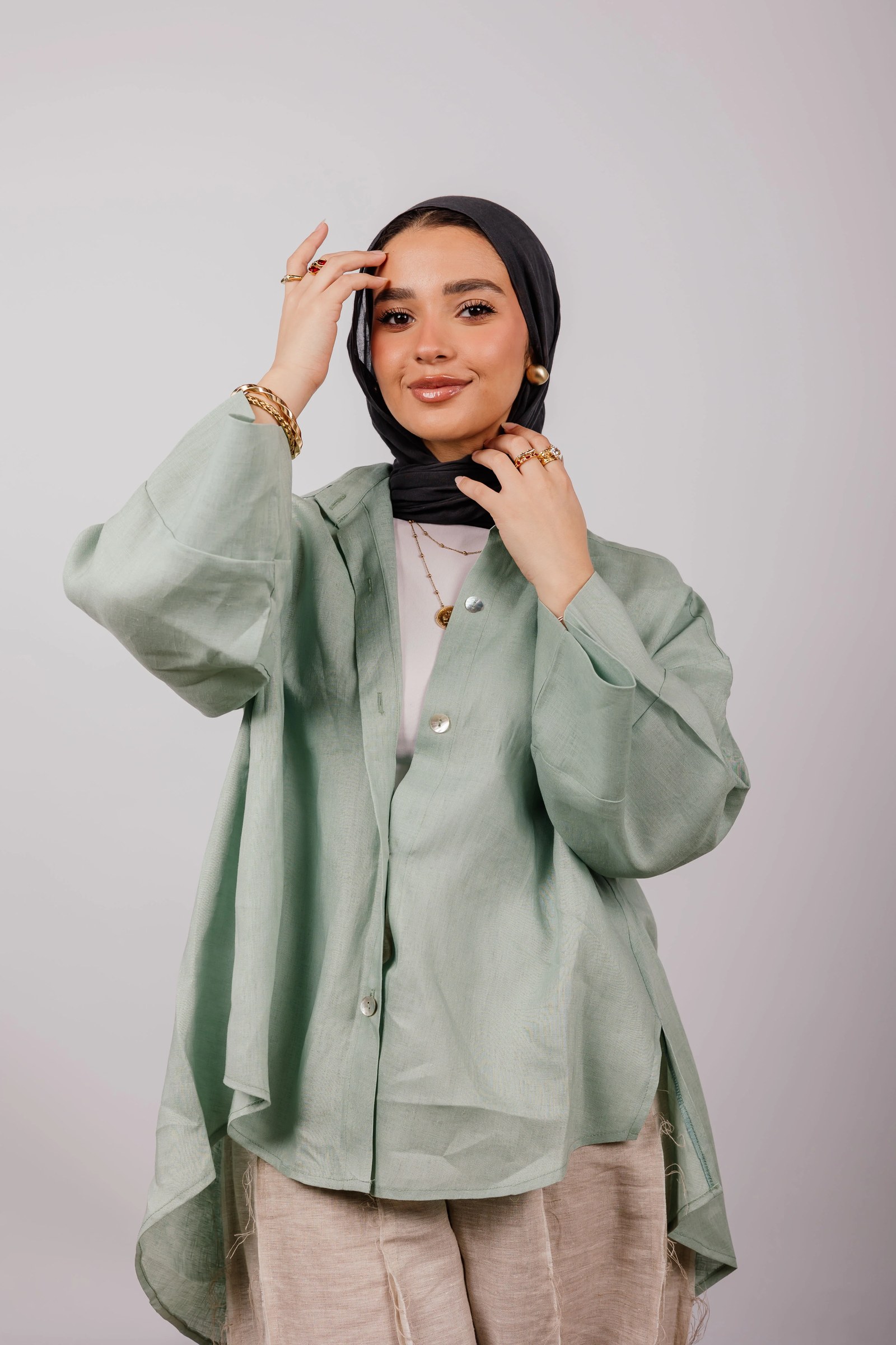 Basic Shirt In Mint
