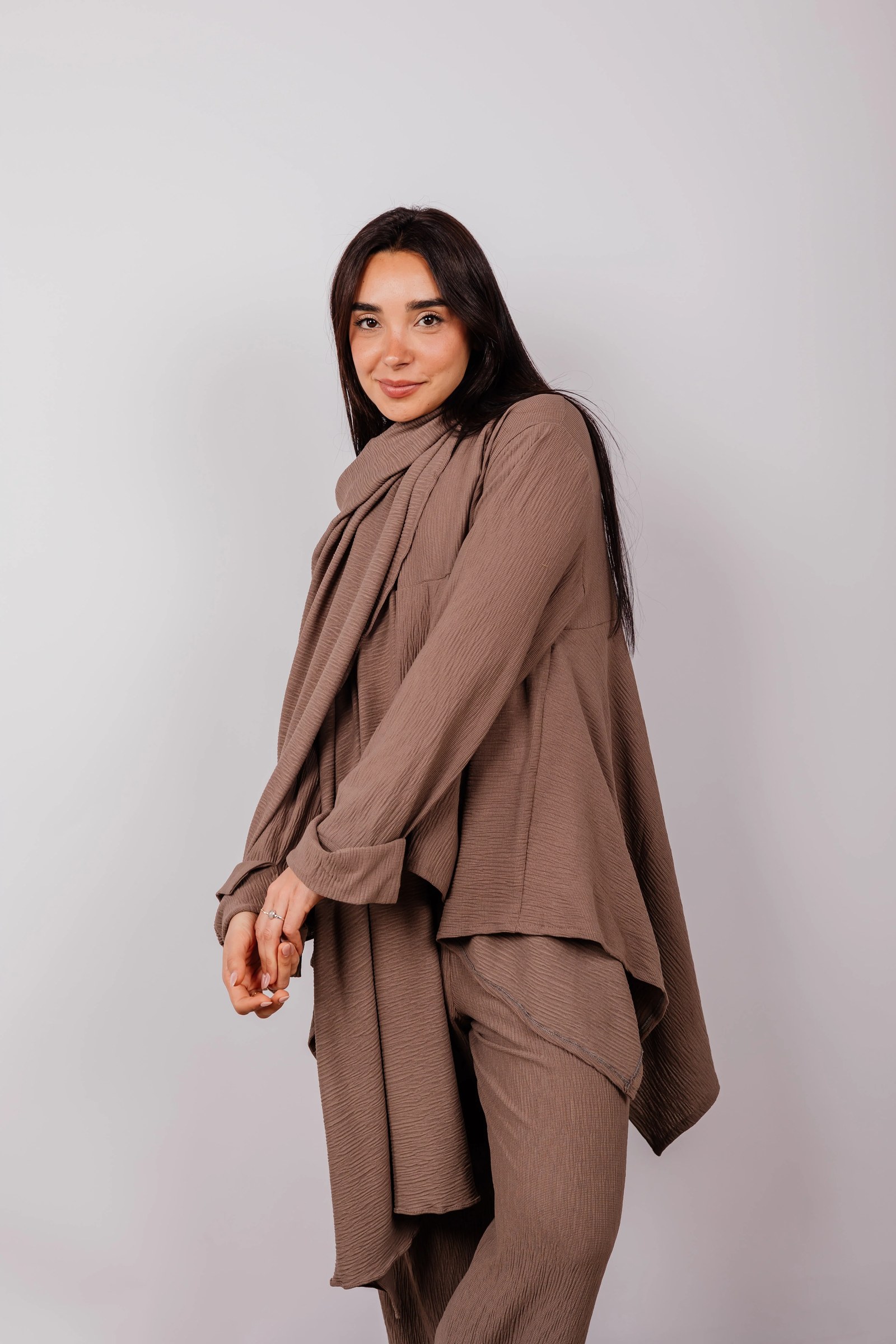 Crushed Set In Brown