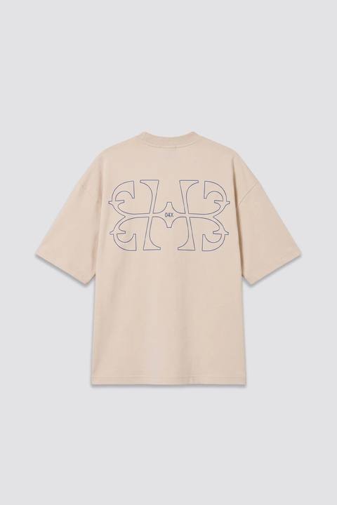 04X Oversized Cream 2X Monogram T-Shirt