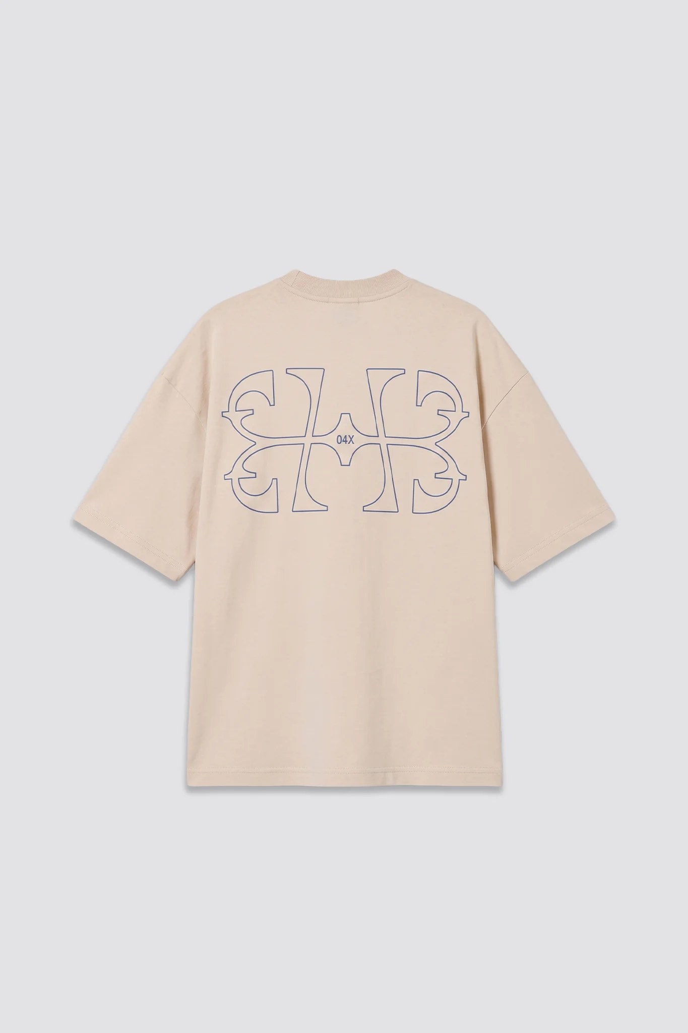 04X Oversized Cream 2X Monogram T-Shirt