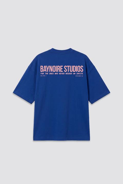 04X Oversized Royal Blue Baynoire Studios E2 T-Shirt