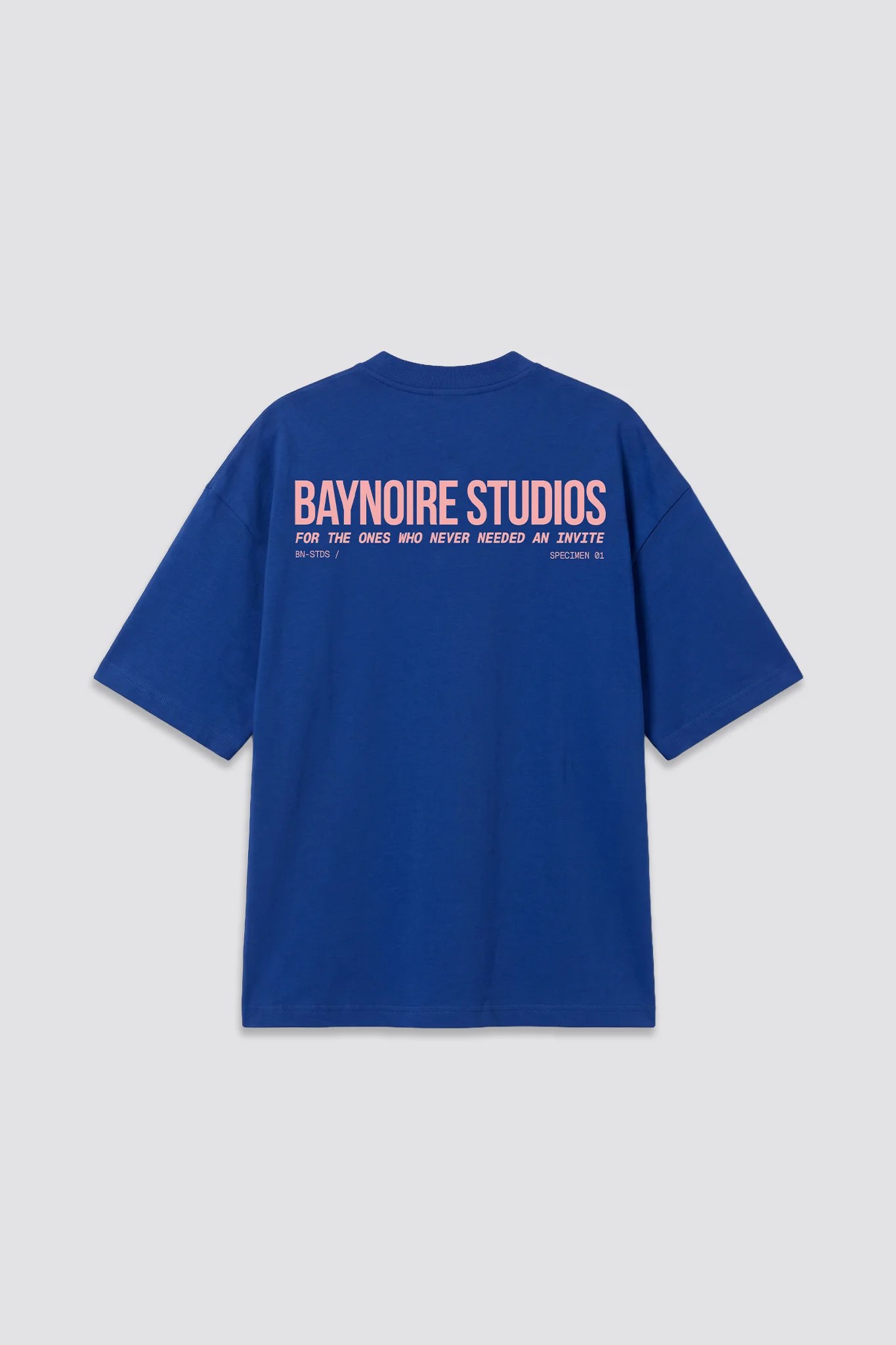 04X Oversized Royal Blue Baynoire Studios E2 T-Shirt