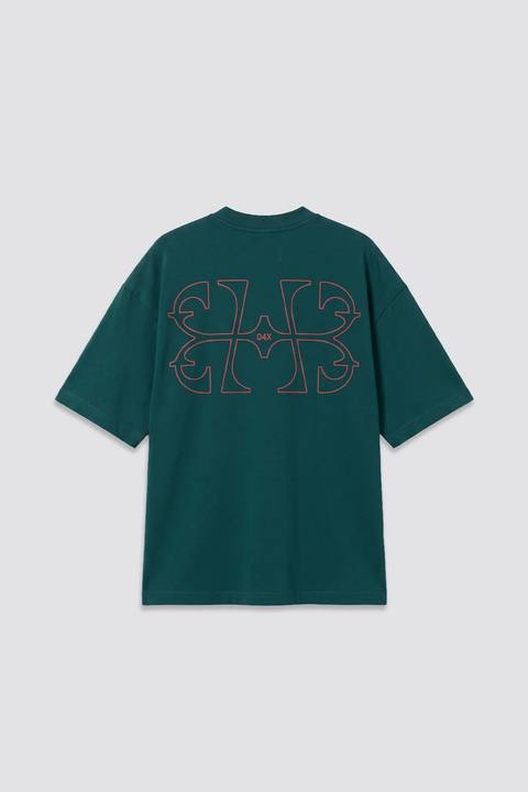04X Oversized Teal 2X Monogram T-Shirt