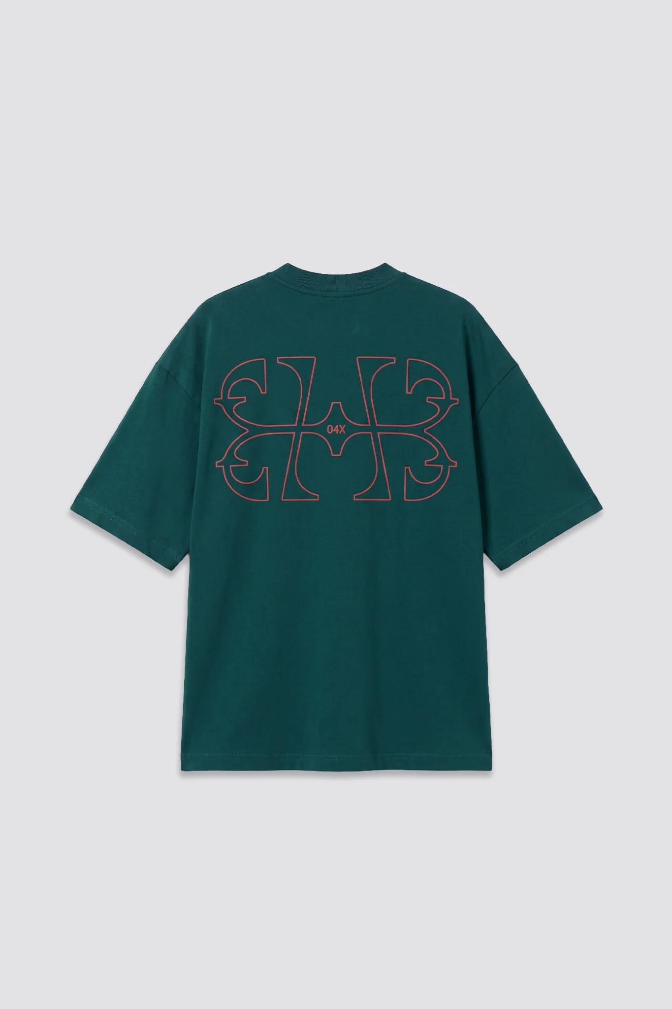 04X Oversized Teal 2X Monogram T-Shirt