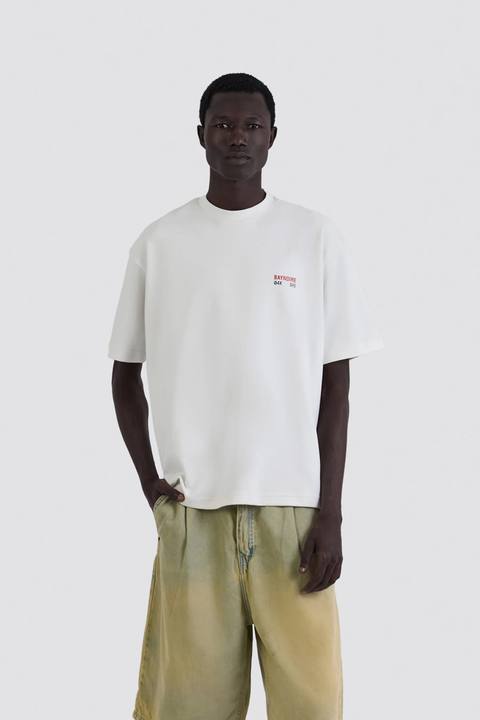 04X Oversized White Stories T-Shirt