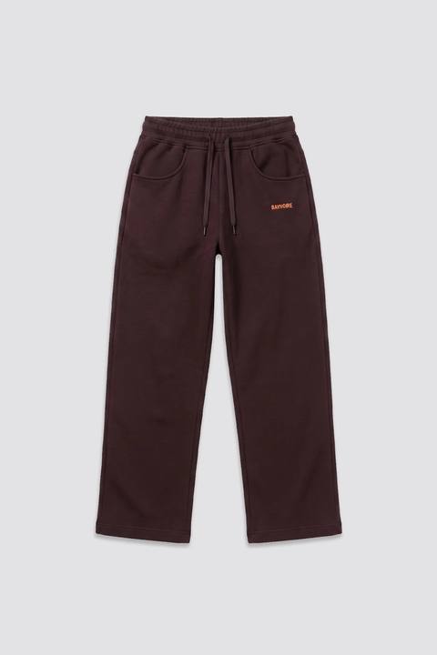 Dark Brown Logo II PL Oversized Sweatpants