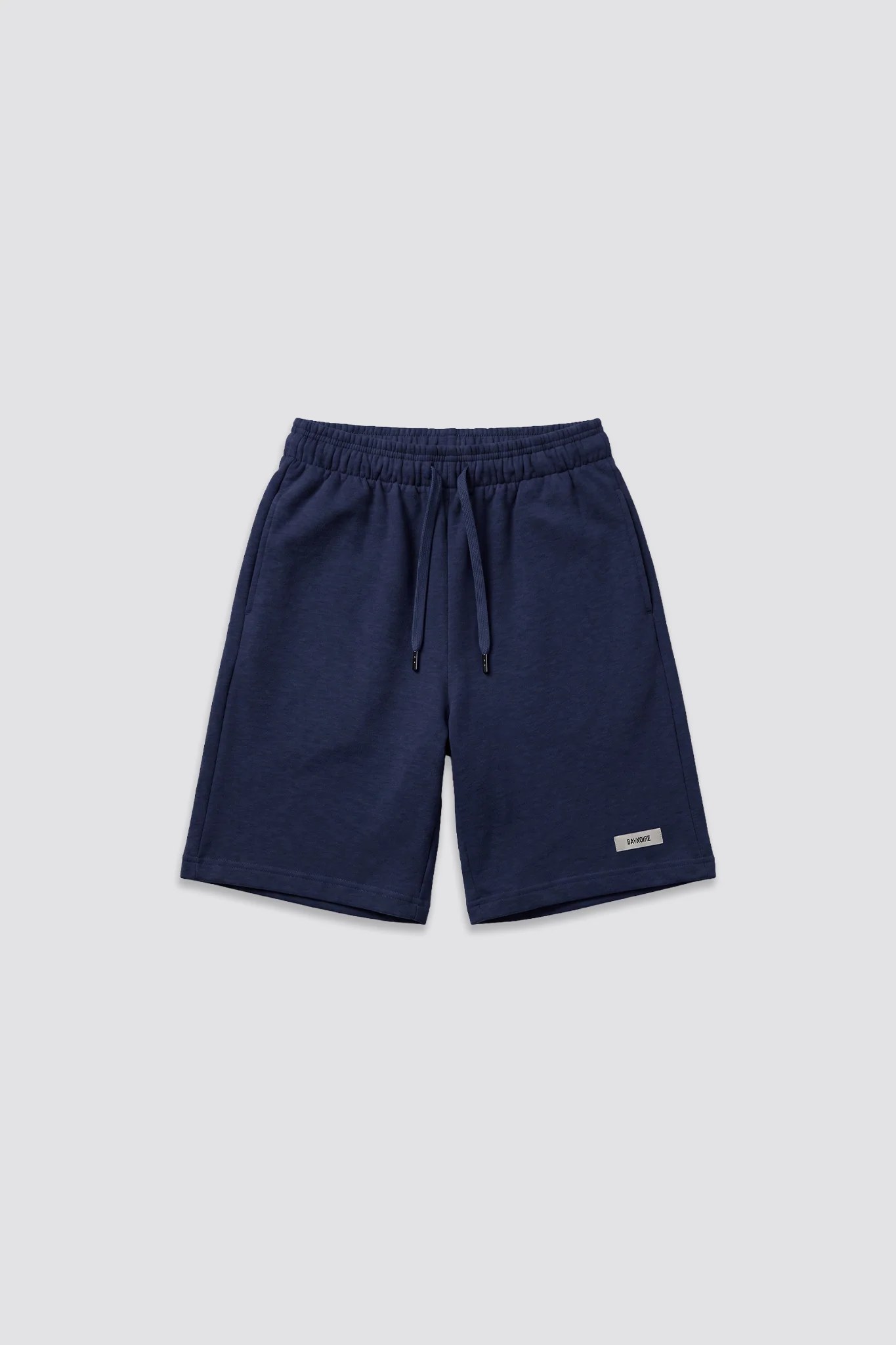 0IE Relaxed Navy Long Sweatshorts