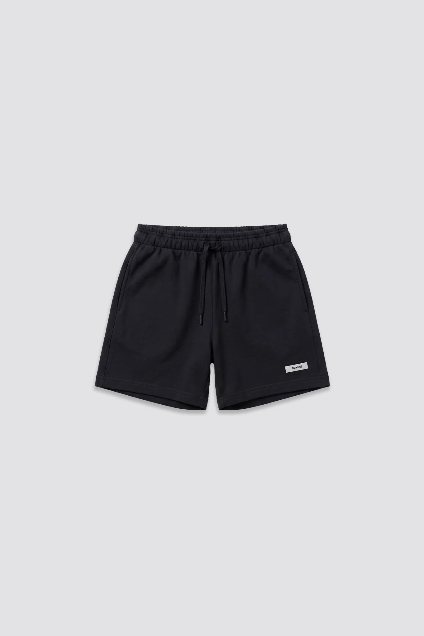0IE Relaxed Black Short Sweatshorts