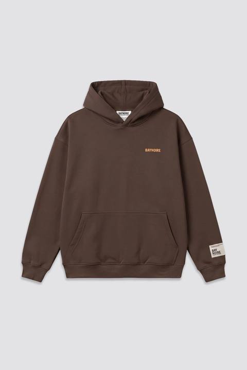 Brown Logo II PL Oversized Hoodie