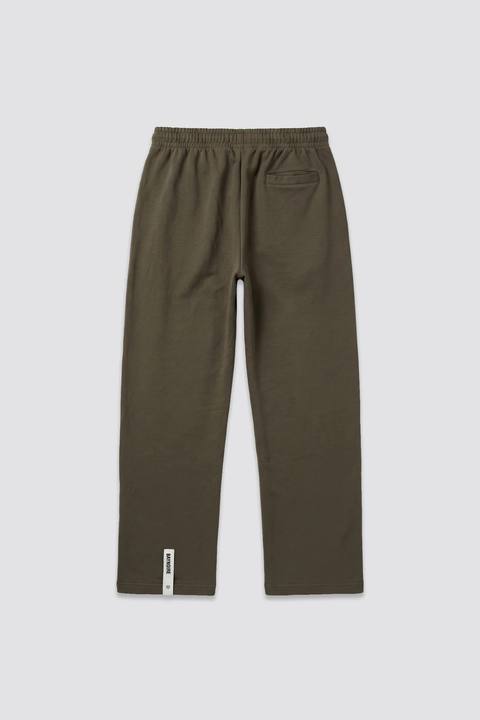 01E Wide Leg Olive Lightweight Sweatpants