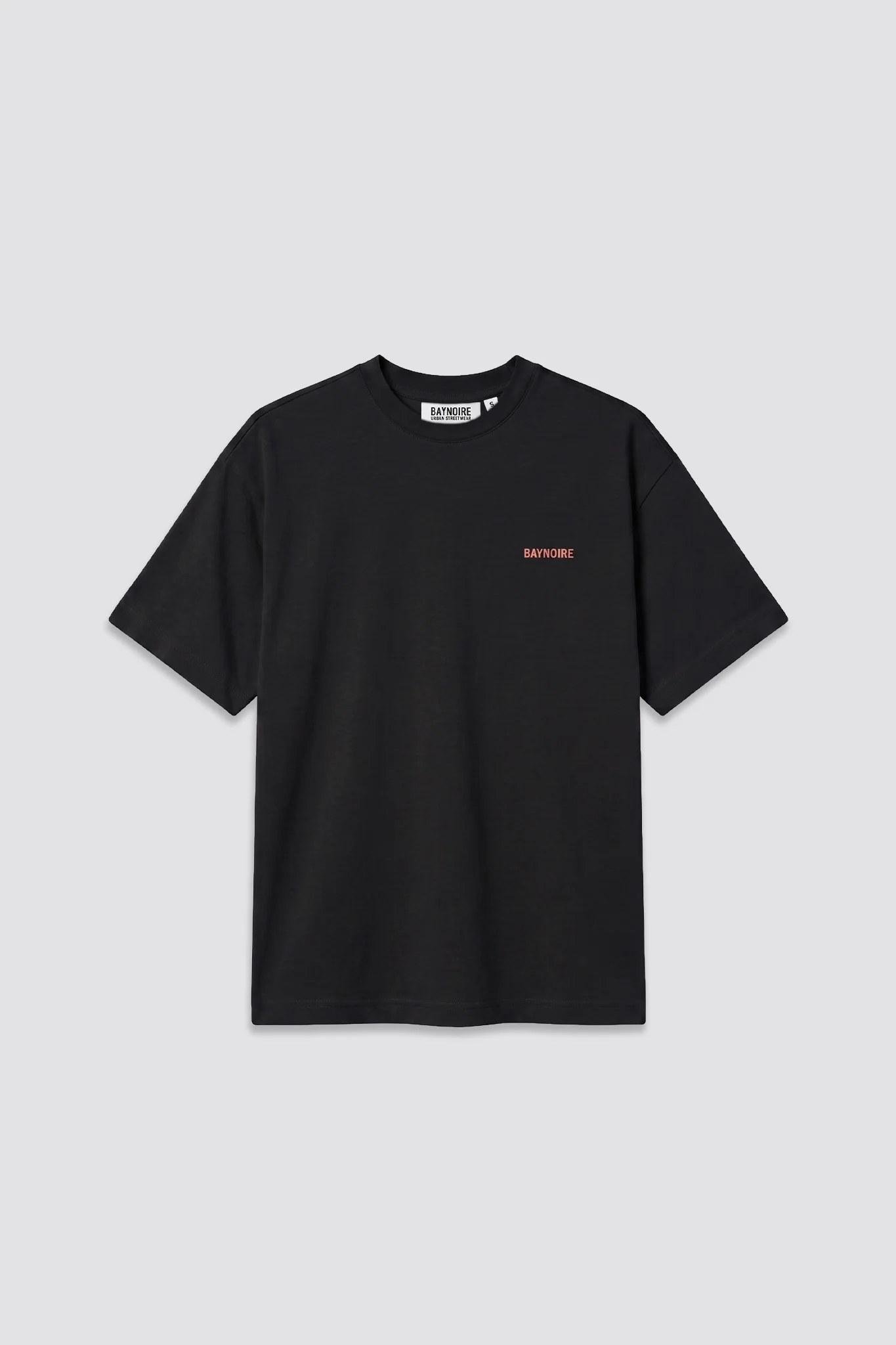 02P Oversized Black T-shirt
