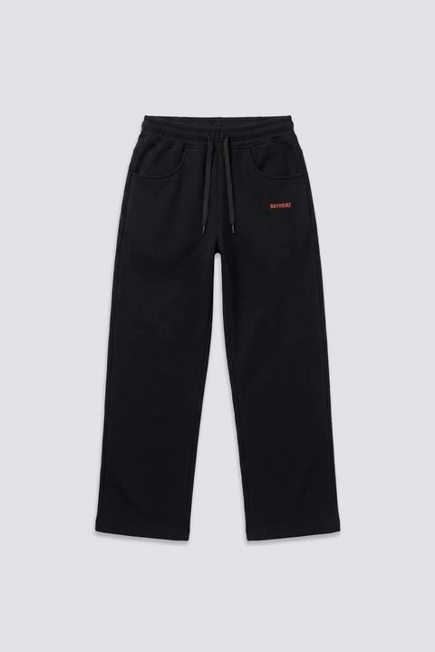 02P Oversized Black Sweatpants