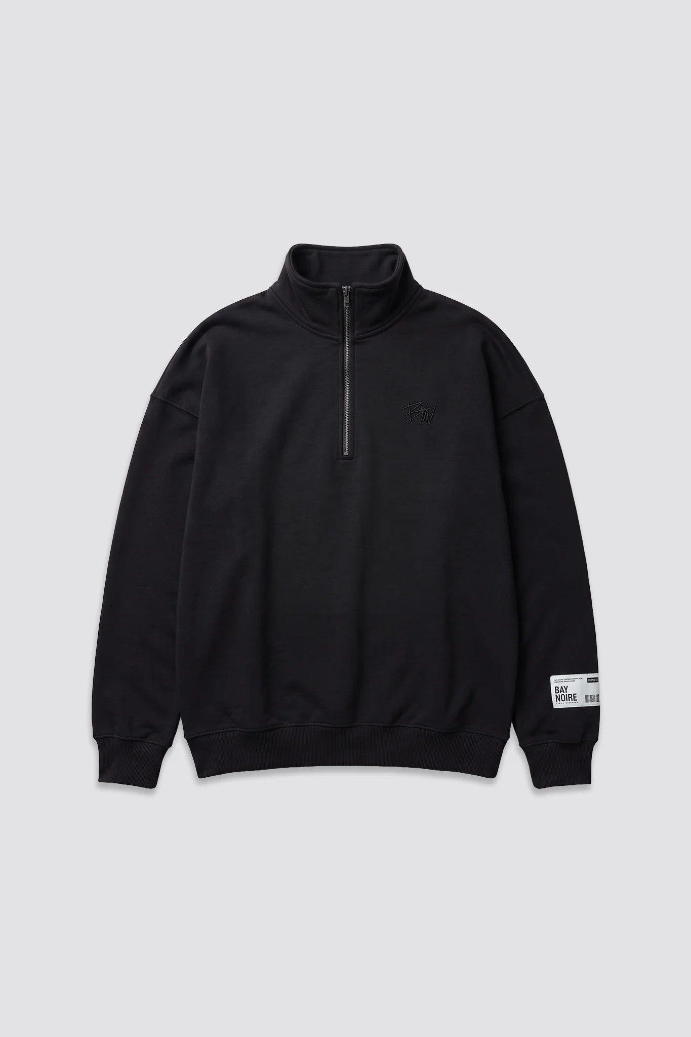 Black EX Q-Zipper Sweatshirt