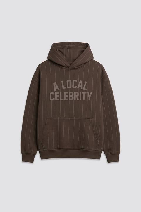 BYN X ALC Brown Oak Striped Hoodie