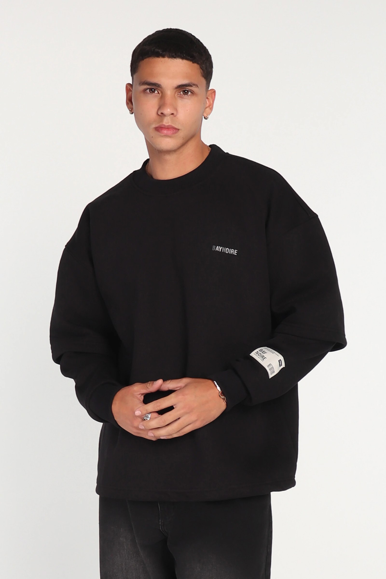 Black Double Sleeve Sweatshirt