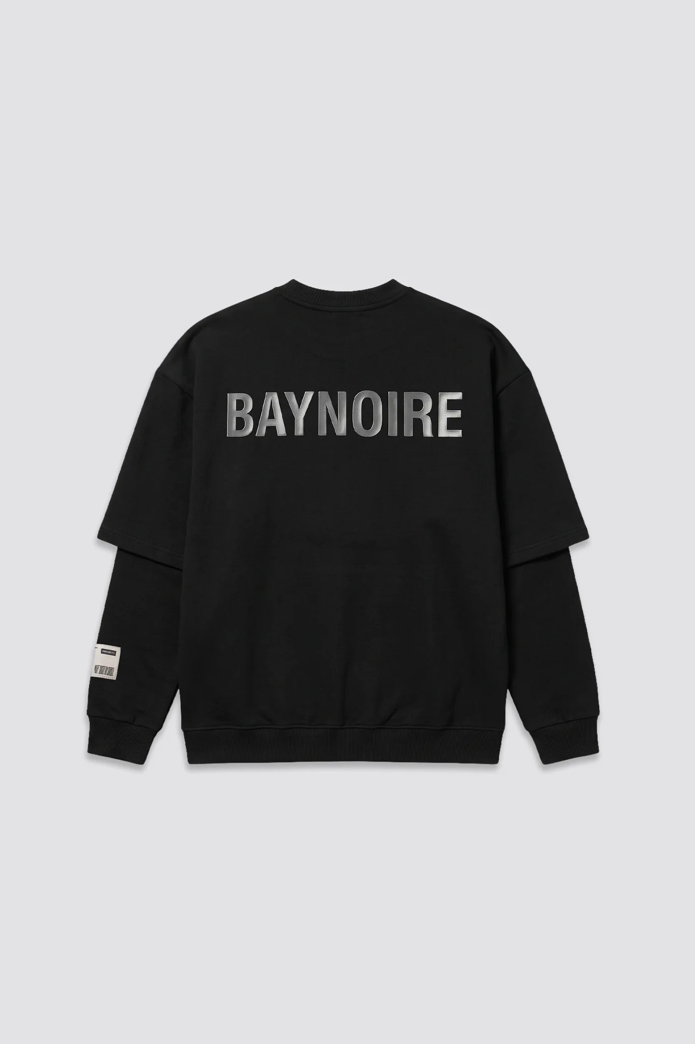 Black Double Sleeve Sweatshirt