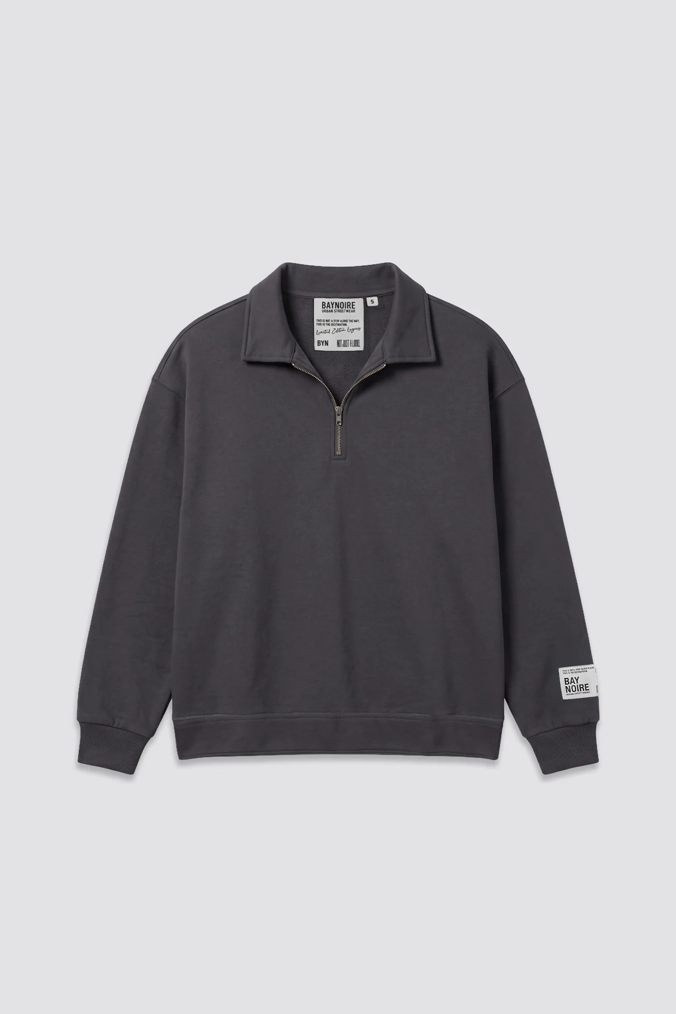 Anchor Polo Q-Zipper Sweatshirt