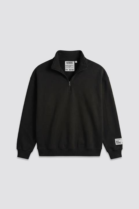 Black Q-Zipper Sweatshirt V3
