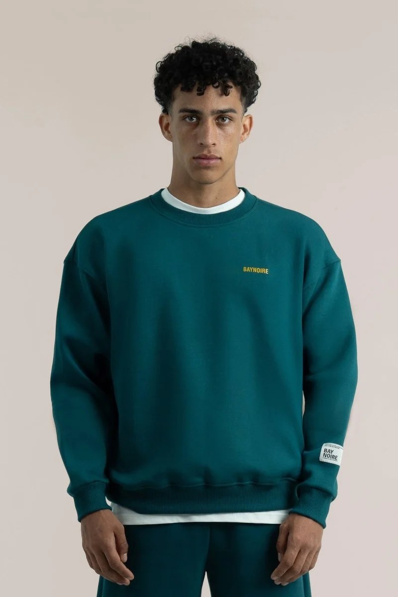 Teal Logo II PL Oversized Sweatshirt