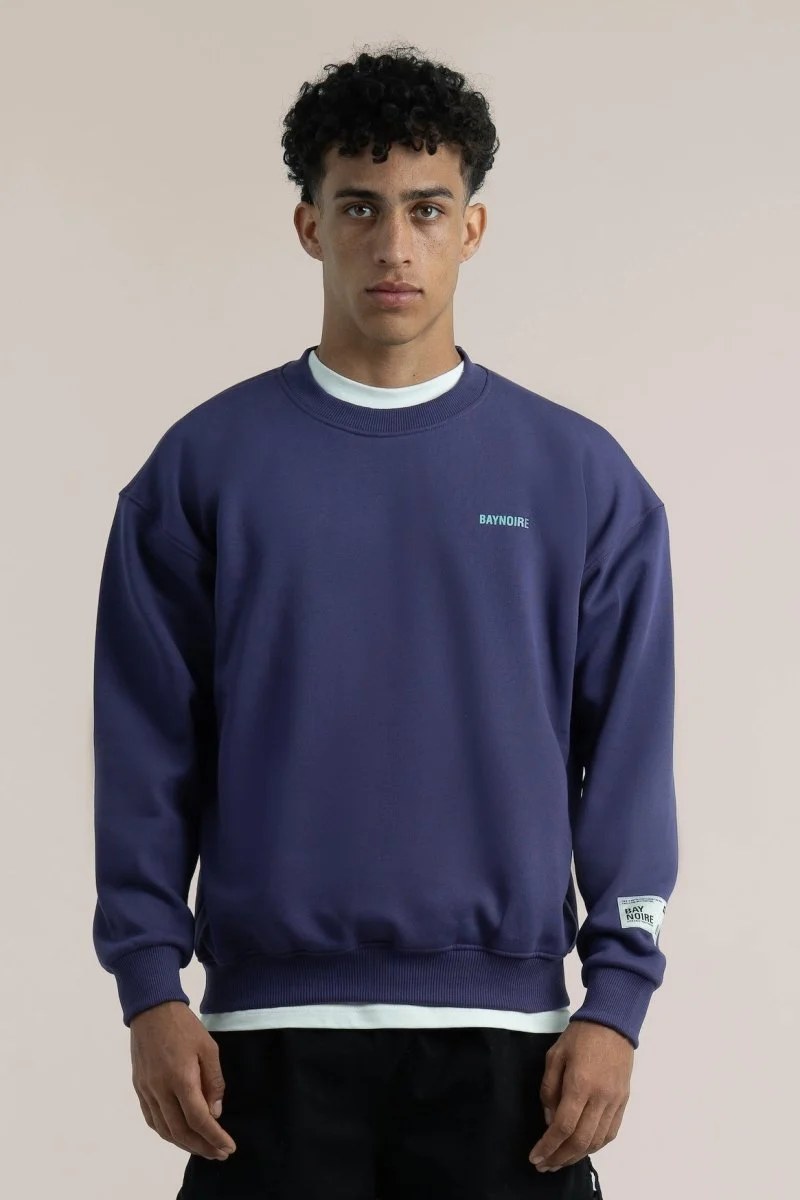 Purple Logo II PL Oversized Sweatshirt