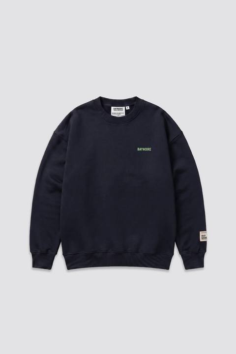 Navy Logo II PL Oversized Sweatshirt