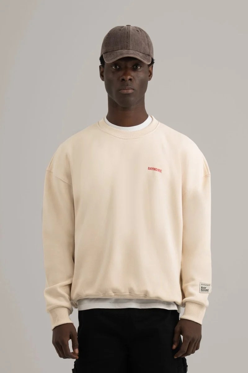 Cream Logo II PL Oversized Sweatshirt