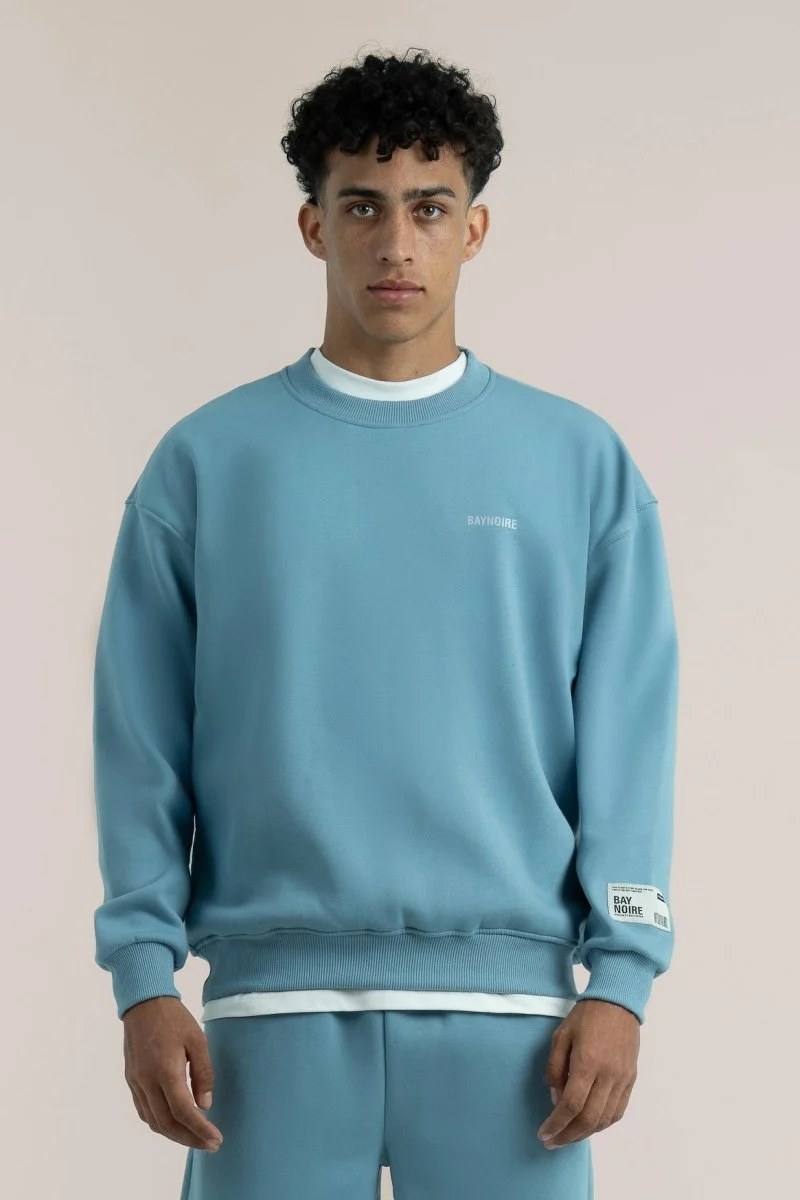 Baby Blue Logo II PL Oversized Sweatshirt